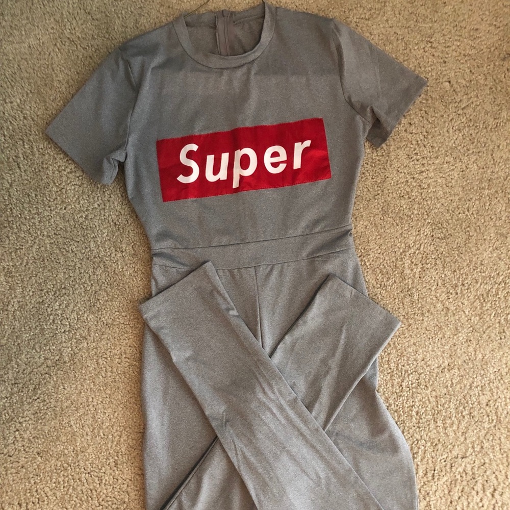 Super Gray Romper